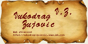 Vukodrag Žujović vizit kartica